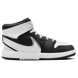 Grade School Shoes - Jordan Aj1 Mid - Black-White