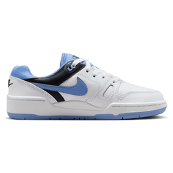 Grade School Shoes - Nike Full Force Low - White-Polar