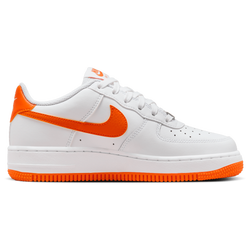 Pre School Shoes - Nike Air Force 1 - White-Safety Orange-White