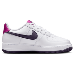 Grade School Shoes - Nike Air Force 1 - White-Hot Fuchsia