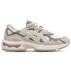 Grade School Shoes - Asics Gel Nyc - Cream-Oyster Grey
