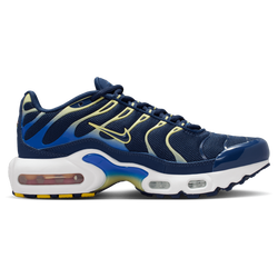 Grade School Shoes - Nike Tuned Air - Midnight Navy-Midnight Navy-Soft Yellow