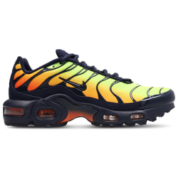 Grade School Shoes - Nike Air Max Tuned 1 - Lemon Venom-Blackened Blue