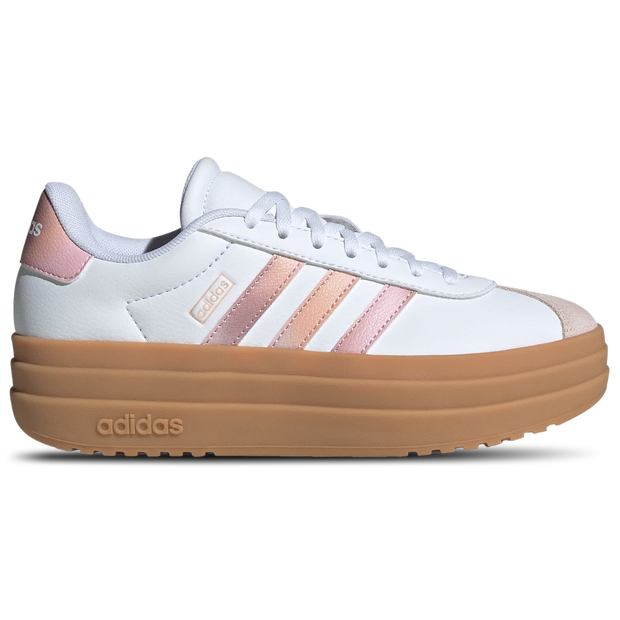 adidas VL Court Bold J 'White Powder Coral Gum' | Kid's Size 4 - JS0871