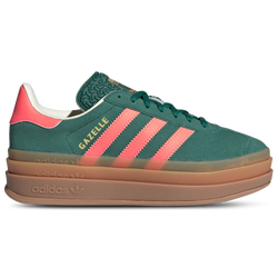 Grundschule Schuhe - adidas Gazelle Bold - Collegiate Green-Signal Coral