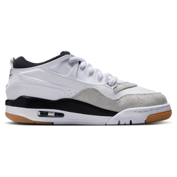 Grade School Shoes - Jordan 4Rm - White-Black-Neutral Grey