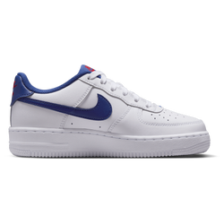 Grade School Shoes - Nike Air Force 1 - White-University Red