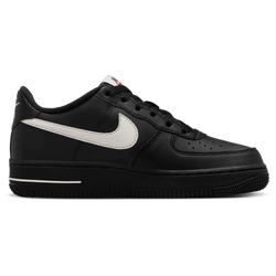 Grade School Shoes - Nike Air Force 1 - Black-University Red