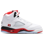 White-Fire Red-Black