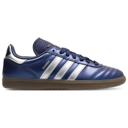 Grundschule Schuhe - adidas Samba Jp - Dark Blue-Silver Met-Gum5