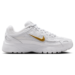 Grade School Shoes - Nike P-6000 - White-Mtlc Gold-Pure Platinum