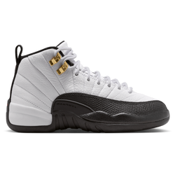 Grade School Shoes - Jordan Retro 12 - White-Black-Taxi