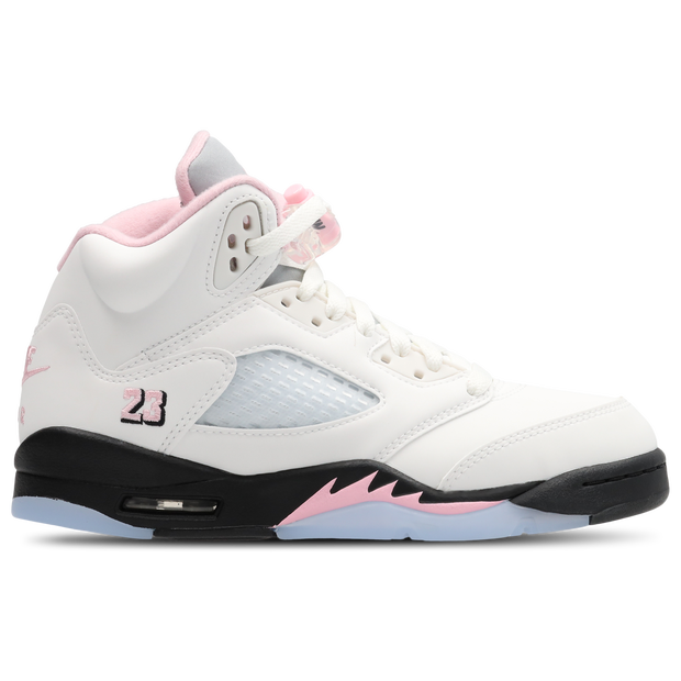 Air Jordan 5 Retro GS 'Medium Soft Pink' | White | Kid's Size 5 - HQ7980-102