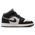 Jordan Aj1 Mid - Grade School Shoes Lt Orewood Brn-Off Noir