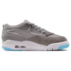 Grade School Shoes - Jordan 4Rm - Flat Pewter-Blue Chill-Photon
