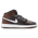 Jordan Aj1 Mid - Primaire-College Chaussures Baroque Brown-White-Black