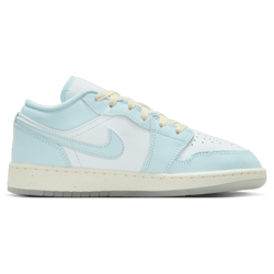 Grade School Shoes - Jordan 1 Low SE - Glacier Blue-Sea Glass-Summit White