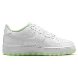 Grade School Shoes - Nike Air Force 1 Lv8 - White-Vapour Green