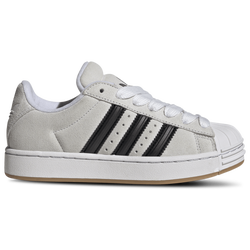 Grade School Shoes - adidas Superstar St - Crystal White-Core Black-Gum 3