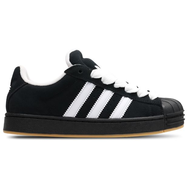 Adidas Superstar Kid's Sneakers - Black - Size 3.5 - Suede - KJ1192
