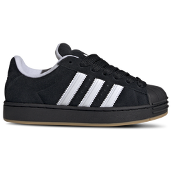 Grade School Shoes - adidas Superstar St - Core Black-White-Gum 3
