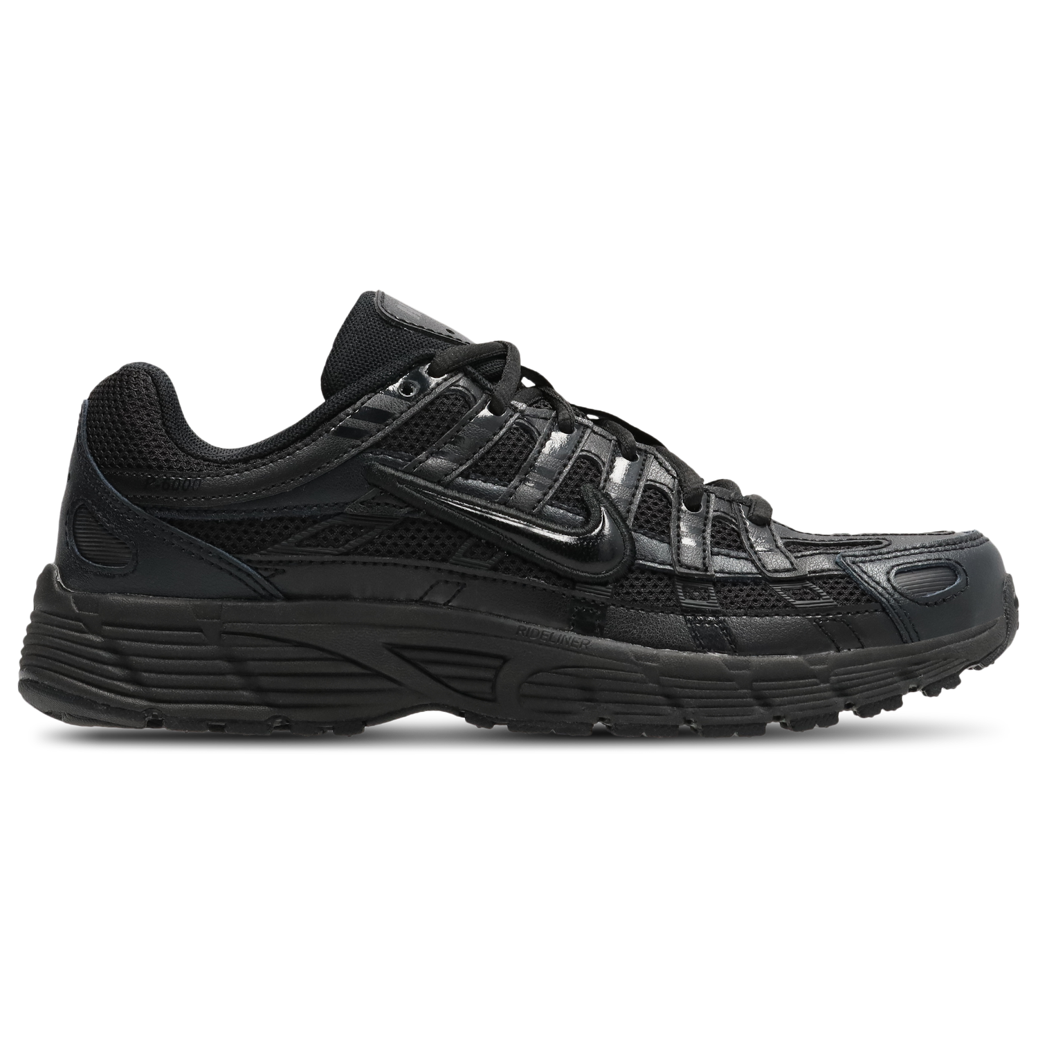 Nike P-6000 Kindersneakers - Zwart - Mesh/Synthetisch Black