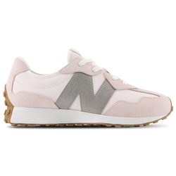 Grade School Shoes - New Balance 327 - Pink Salt-Dark Silver Metallic