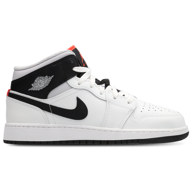 Jordan Aj1 Mid Kid's Sneakers - White - Size 4 - Leather - DQ8423-109