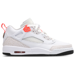 Primaire-College Chaussures - Jordan Spizike Low - White-Brt Crimson-Vast Grey