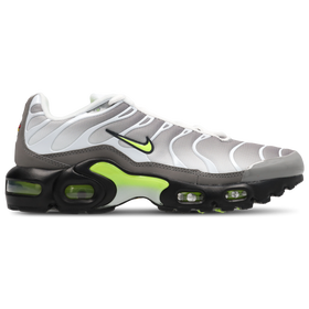 Air Max Tuned 1 - Grade School - White / Neon Yellow / Pearl Grey