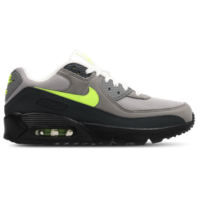Air Max 90 - Grade School - Black / Neon Yellow / Anthracite