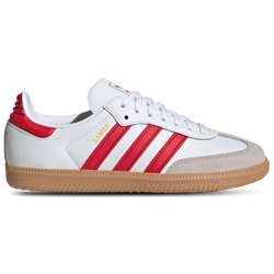 Primaria y colegio Zapatillas - adidas Samba OG - Cloud White-Better Scarlet
