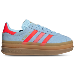 Primaria y colegio Zapatillas - adidas Gazelle Bold - Clear Sky-Solar Red