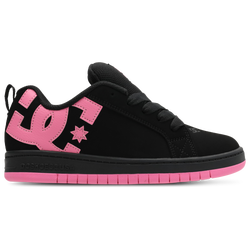 Grade School Shoes - DC Shoes Court Graffik - Black-Pink