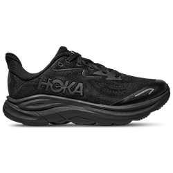 Grade School Shoes - Hoka Clifton 10 - Black-Black