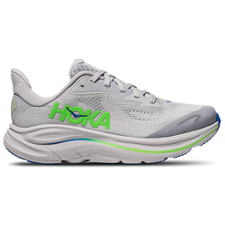 Grade School Shoes - Hoka Clifton 10 - Grey-Green