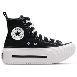 Grade School Shoes - Converse Ctas Lift Double Stack - Black-White-Egret