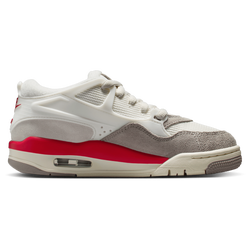 Grade School Shoes - Jordan 4 Rm - Sail-College Grey