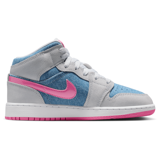 Air Jordan 1 Mid SE-sko til større børn - blå - HQ1999-400