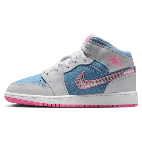 Zapatos Jordan Azul Y Rosa Jordan Mid Pink México