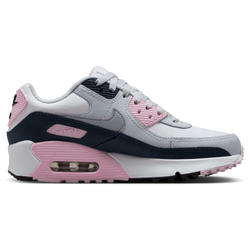 Grade School Shoes - Nike Air Max 90 Ltr - White-Pink Foam