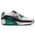 Nike Air Max 90 Ltr - Grade School Shoes Evergreen Aura-Summit White