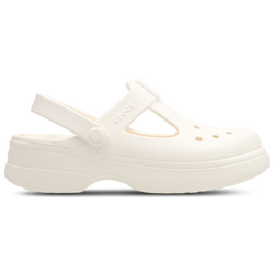 Grade School Shoes - Crocs Classic Mary Jane Clog - Chalk-Chalk