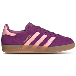 Grade School Shoes - adidas Gazelle - Rich Mauve-Glow Pink-White