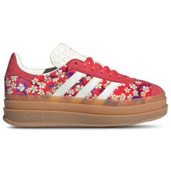 Grundschule Schuhe - adidas Gazelle Bold X Liberty London - Red-Off White