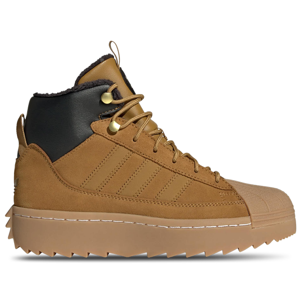 Adidas Superstar Kid's Sneakers - Brown - Size 5 - Leather - JQ0345