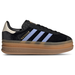Grundschule Schuhe - adidas Gazelle Bold - Core Black-Blue Spark