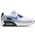 Nike Air Max 90 - Grade School Shoes White-Blue Crystal-Midnight Na