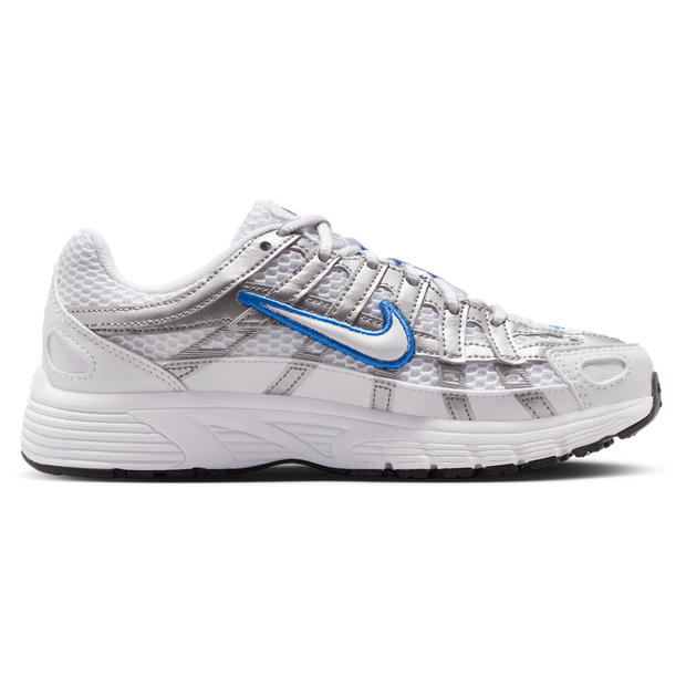 Nike P-6000, Kids White Shoes   Grade-School,  Size 6 (EU39 )