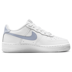 Grade School Shoes - Nike Air Force 1 - White-Ghost